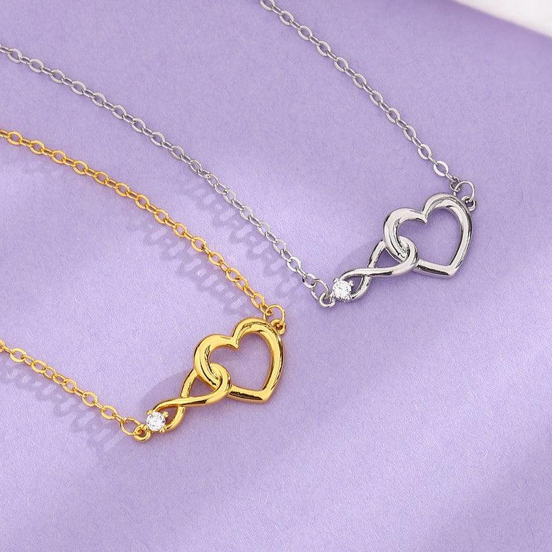 Cheky - Heart-shape Bracelet Fashion Jewelry Versatile Love Bracelet Gift For Girlfriend Valentine's Day