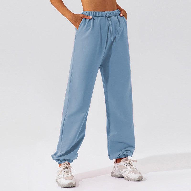 Cheky - Waistband Loose Fitting Sports Pants