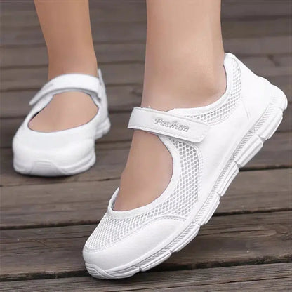 Cheky - Women Shoes Breathable Vulcanized Shoes White Zapatillas Mujer Super Light Women Casual Shoes Sneakers Women 2021 Women Flat