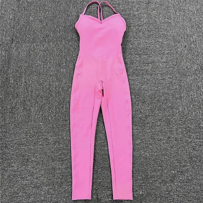 Cheky - Backless Lycra Sport Suit