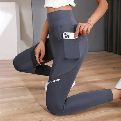 Cheky - Seamless Leggings With Pocket