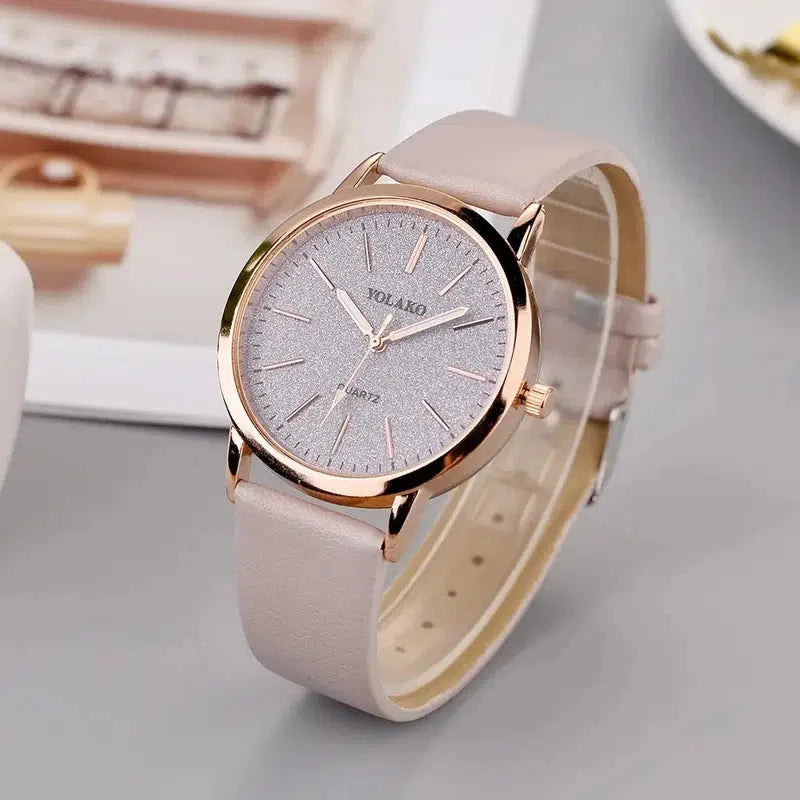 Cheky - Women's Watches Brand Luxury Fashion Ladies Watch Leather Watch Women Female Quartz Wristwatches Montre Femme reloj mujer