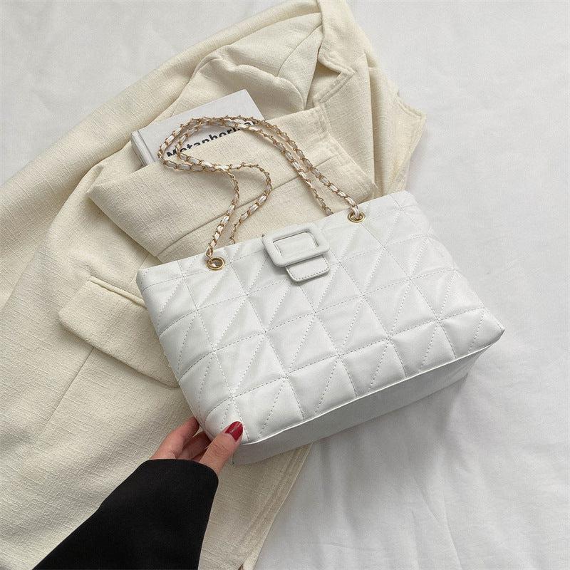 Cheky - Women Shoulder Bags New Trendy Chic Chanel-style Rhombus Chain Bag