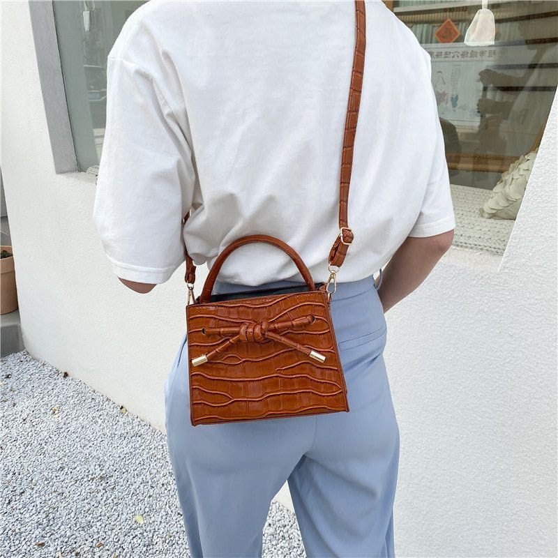 Cheky - New Korean Style Single Shoulder Messenger Bag Female Mori Stone Pattern