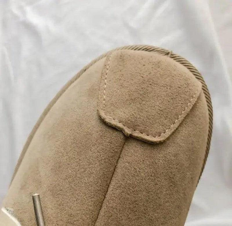 Cheky - Boots women cotton shoes winter new version of the Korean version of students all warm with velvet and thickened bread shoes female