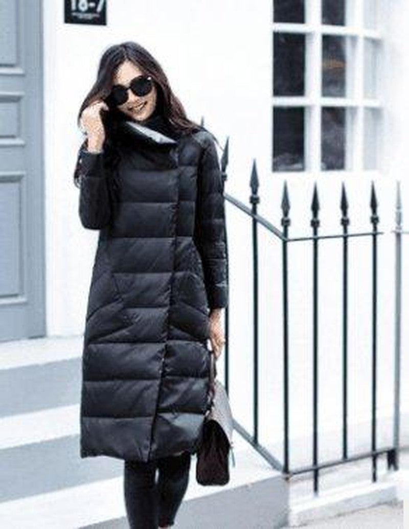 Cheky - Duck Down Long Women Warm Winter puffer Jacket