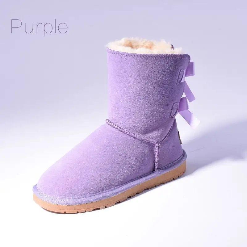 Cheky - High Quality SALE Women Australia Snow Boots Warm Fur Baileys Bow Boots Women Winter Boots Snow Boots Big Size