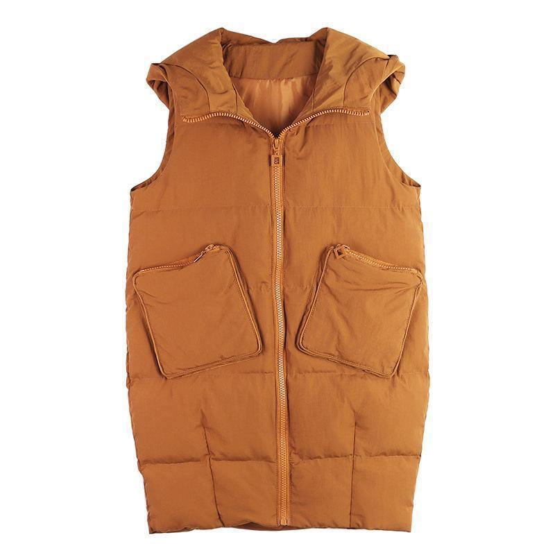 Cheky - Long vest cotton jacket