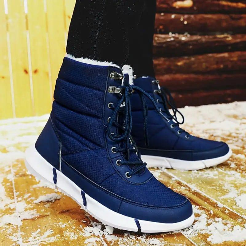 Cheky - New High-top Plus Velvet Padded Snow Boots Women