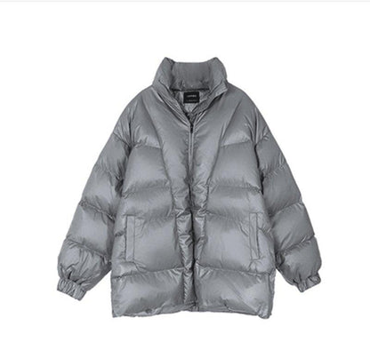 Cheky - Winter Oversized Coat Women Puffer Jacket Thicker